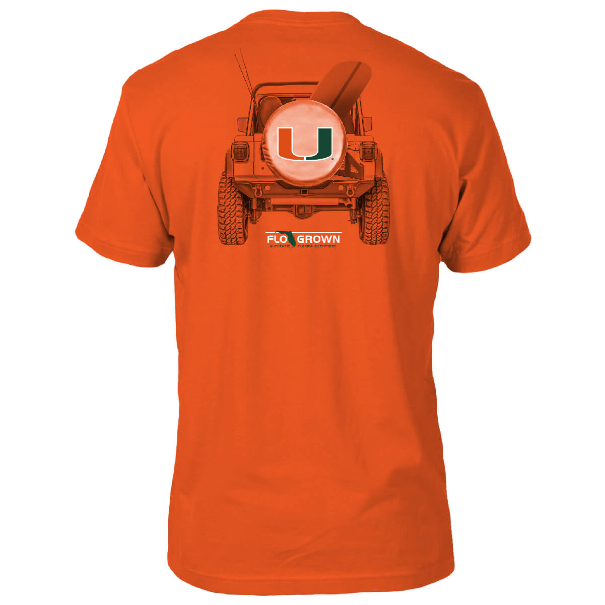 Miami Hurricanes FLOGROWN Beach Bound Tee - Orange