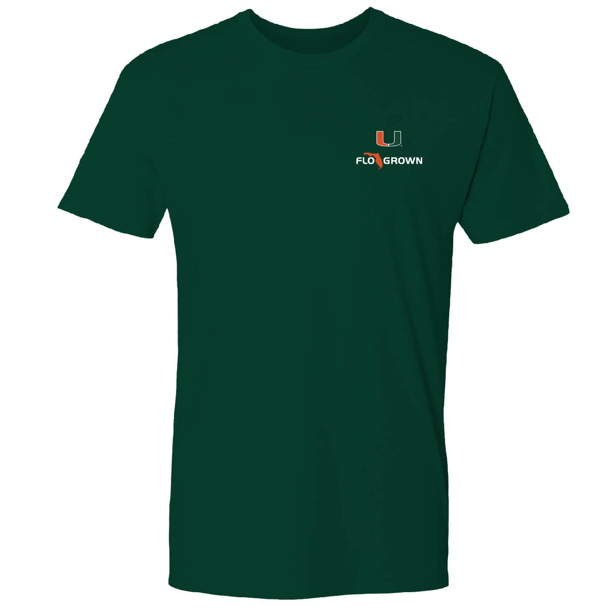 Miami Hurricanes FLOGROWN Trolling Flag T-Shirt - Green