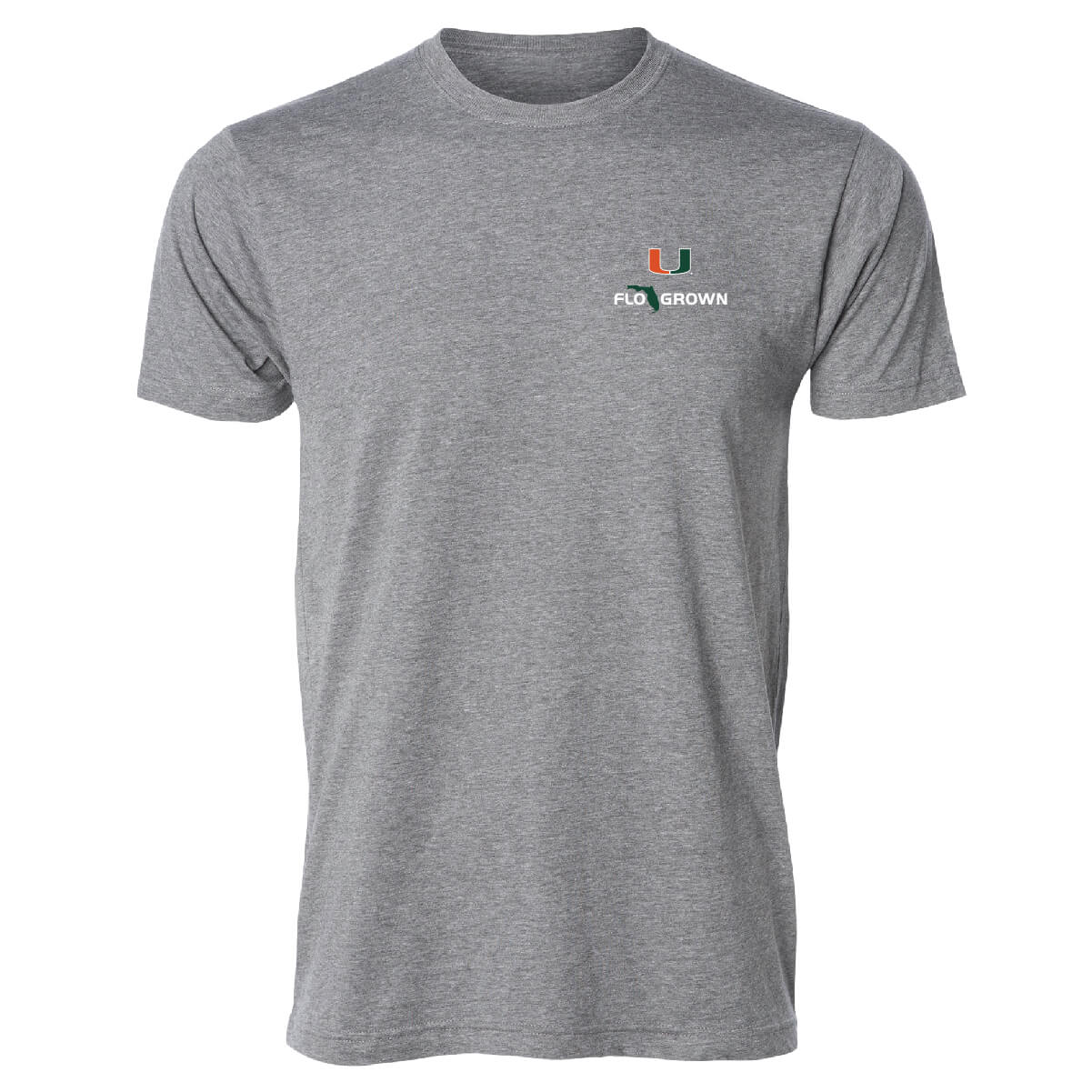 Miami Hurricanes FLOGROWN Southern Heritage Dog T-Shirt - Grey