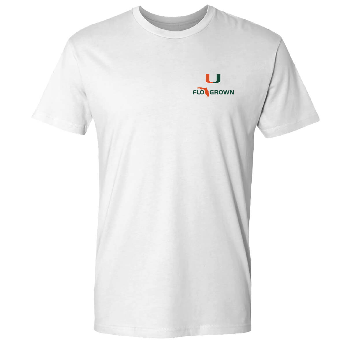 Miami Hurricanes FLOGROWN Youth Raise 'Em Right T-Shirt - White