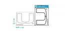 Miami Hurricanes U-Stencil 'U' Multi-Purpose Stencil - 11" X 14.5"