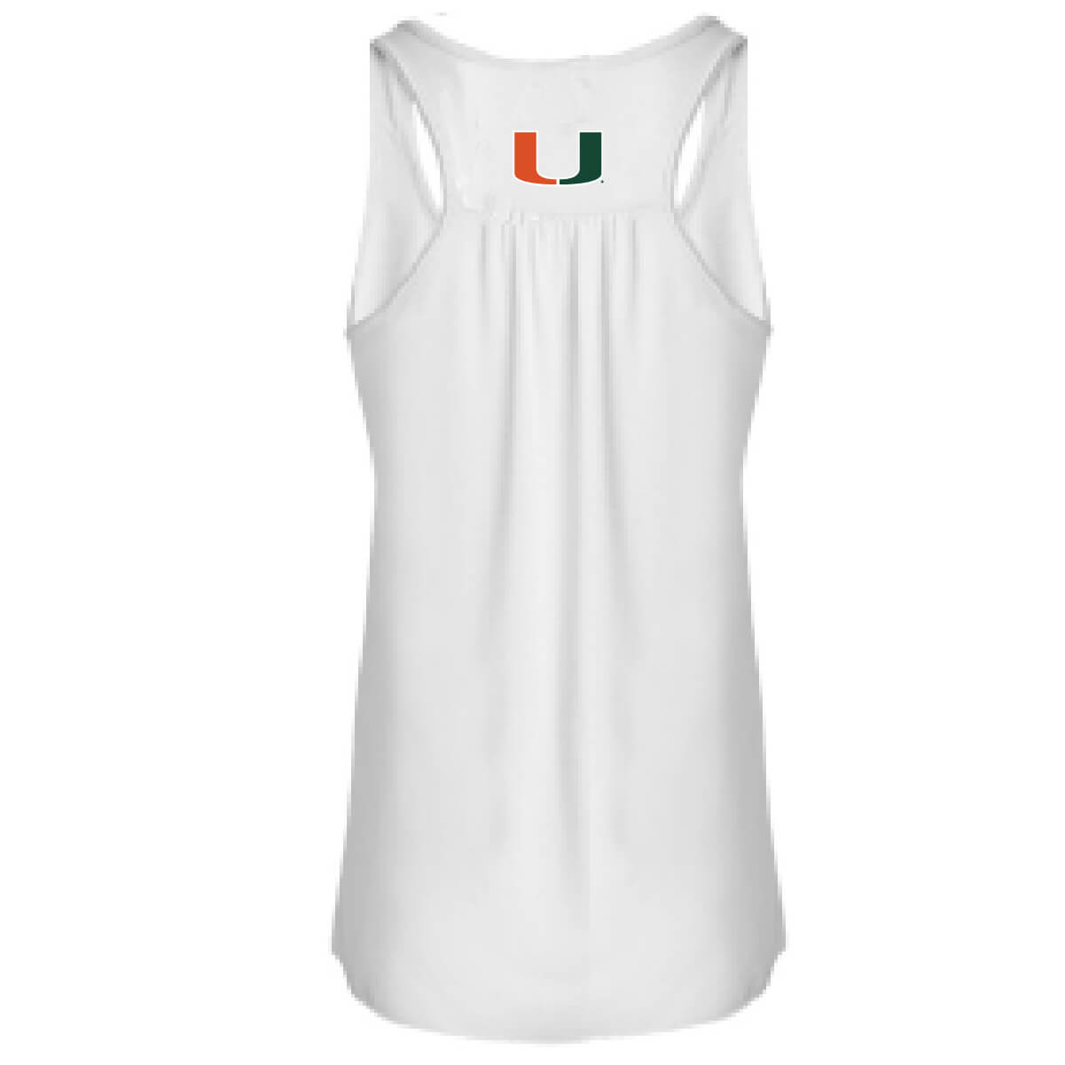 Miami Hurricanes FLOGROWN Women's Home Stack Tank - White