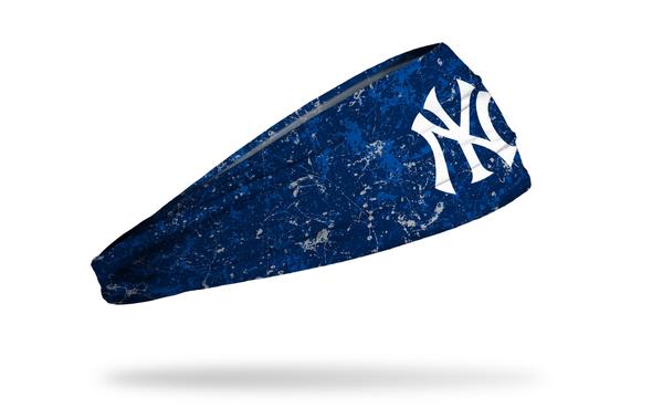 New York Yankees Stretch Headband - Splatter Navy