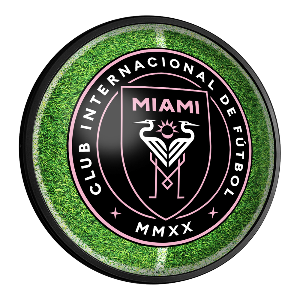 Inter Miami CF: Pitch - Round Slimline Lighted Wall Sign