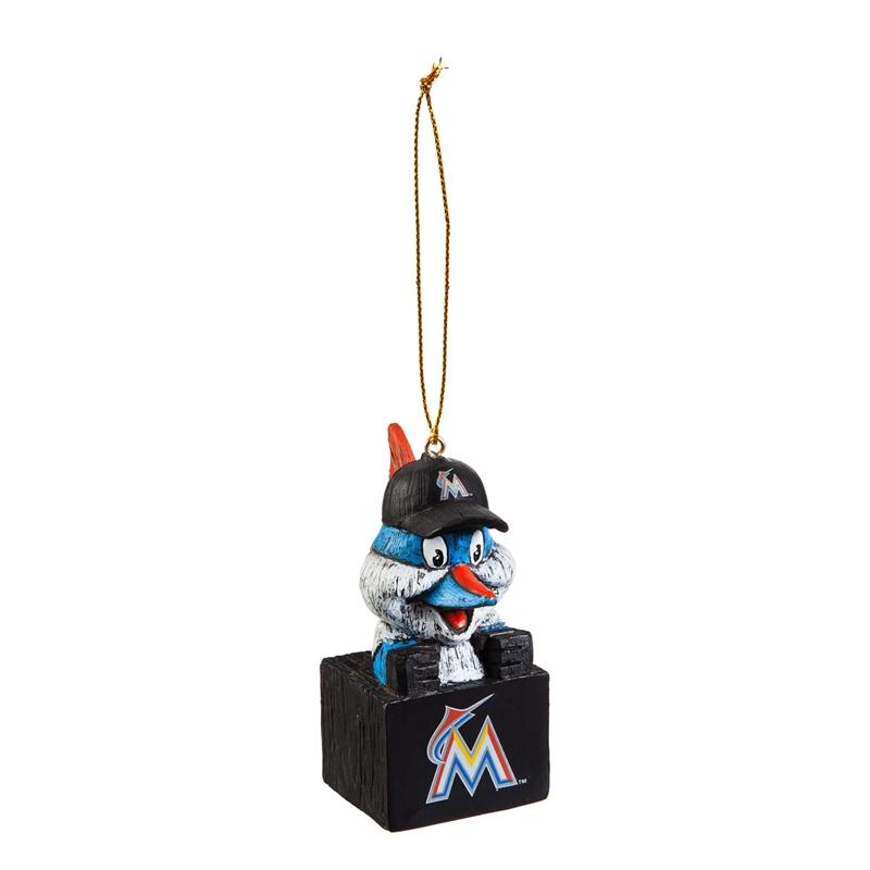 Miami Marlins Tiki Ornament