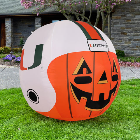 Miami Hurricanes Jack-O-Helmet Inflatable