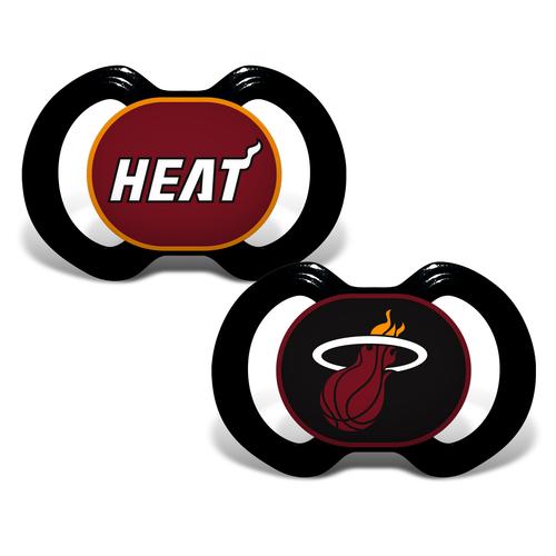 Miami Heat Orthodontic Pacifier - 2 Pack