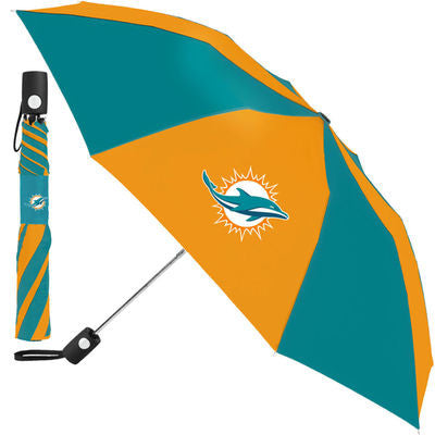 Miami Dolphins 42" Automatic Umbrella - CanesWear at Miami FanWear Umbrella WinCraft CanesWear at Miami FanWear
