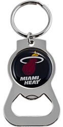 Miami Heat Bottle Opener Key Ring