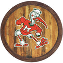 Miami Hurricanes Mascot - "Faux" Barrel Top Sign Default Title
