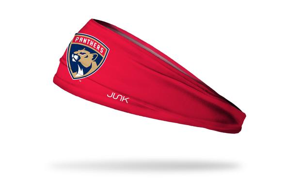 Florida Panthers JUNK Primary Logo Headband - Red