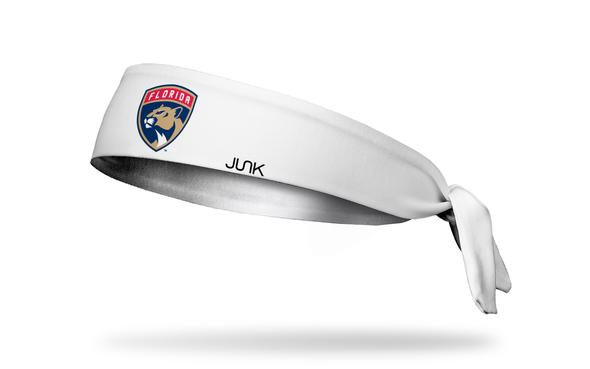 Florida Panthers JUNK Primary Logo Tie Headband - White