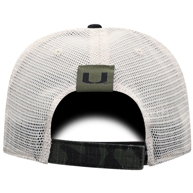 Miami Hurricanes TOW OHT Shield Adjustable Hat