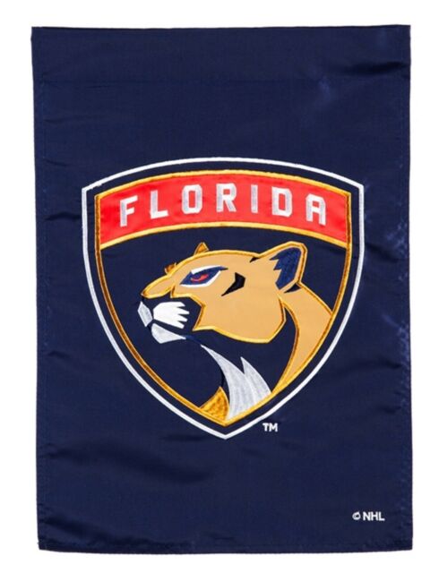 Florida Panthers Premium Embroidered Double Sided Garden Flag