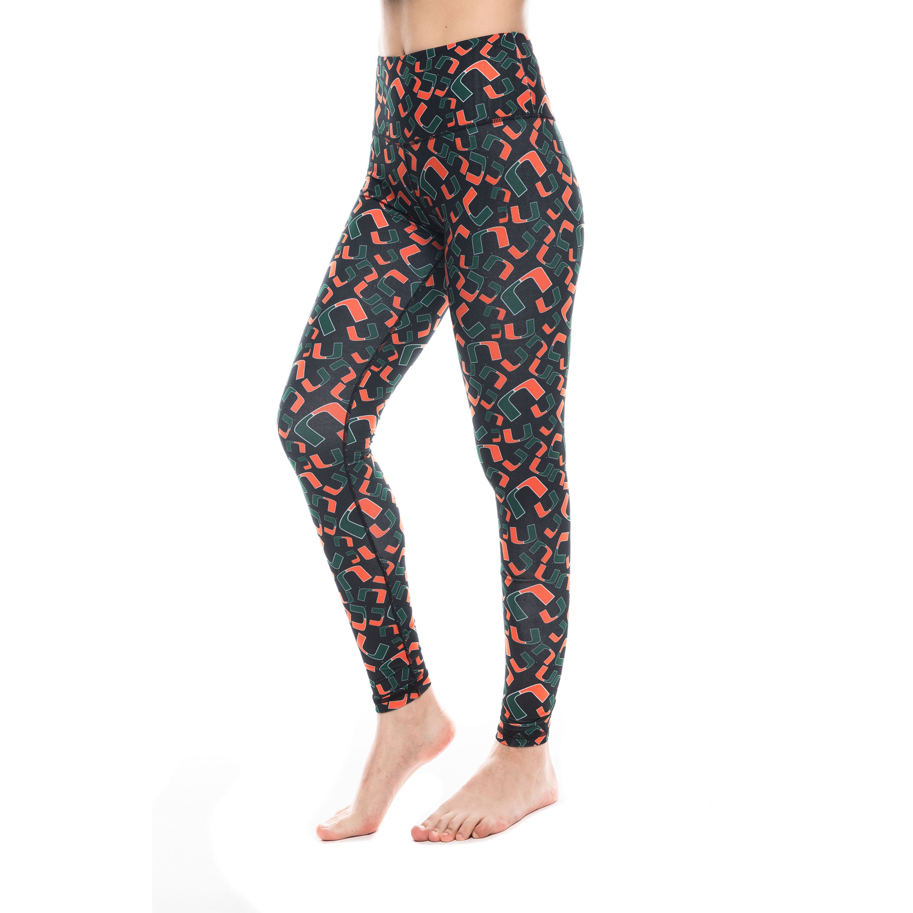 Miami Hurricanes ZooZatz Stacked Leggings