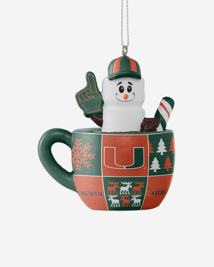 Miami Hurricanes Smores Mug Ornament