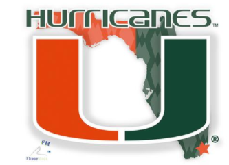 Miami Hurricanes Flippy Magz U State Reversible Magnet - CanesWear at Miami FanWear Decals & Stickers Flippy Magz CanesWear at Miami FanWear