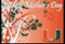 Miami Hurricanes Mother's Day Card