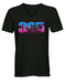 305 Miami Skyline Women's V-Neck T-Shirt - Black