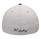 Miami Marlins Classic Flex Fitted Hat - Gray / Black