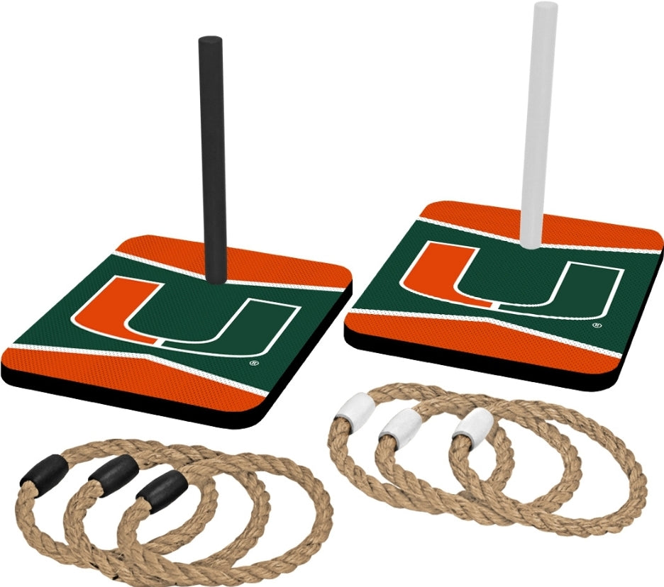 Miami Hurricanes Quoit Ring Toss Game