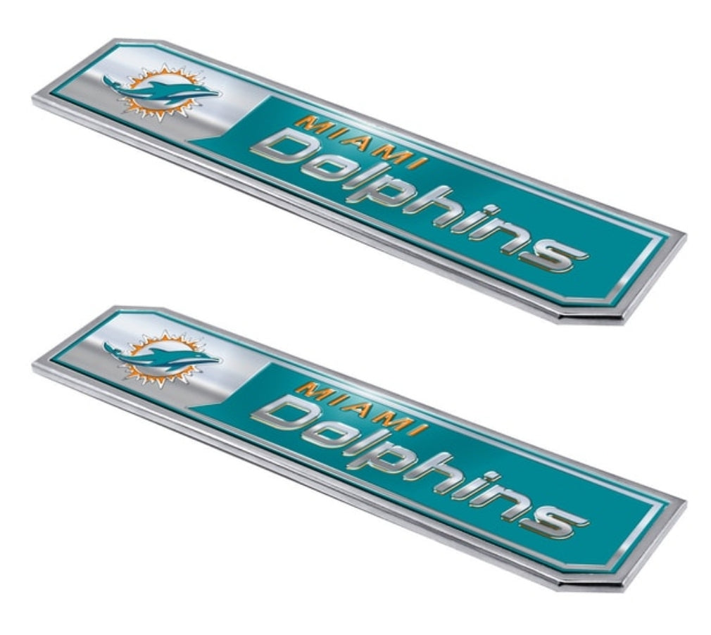 Miami Dolphins Truck Emblem - 2 Pack