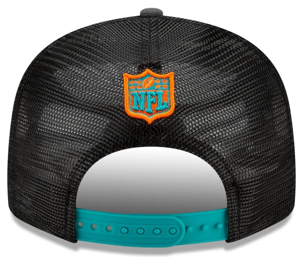 Miami Dolphins New Era Draft Patch 9Fifty Snapback Hat