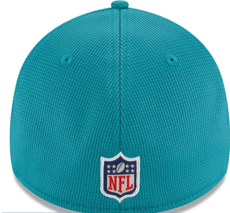 Miami Dolphins New Era Home Sideline 39Thirty Flex Fitted Hat - Aqua