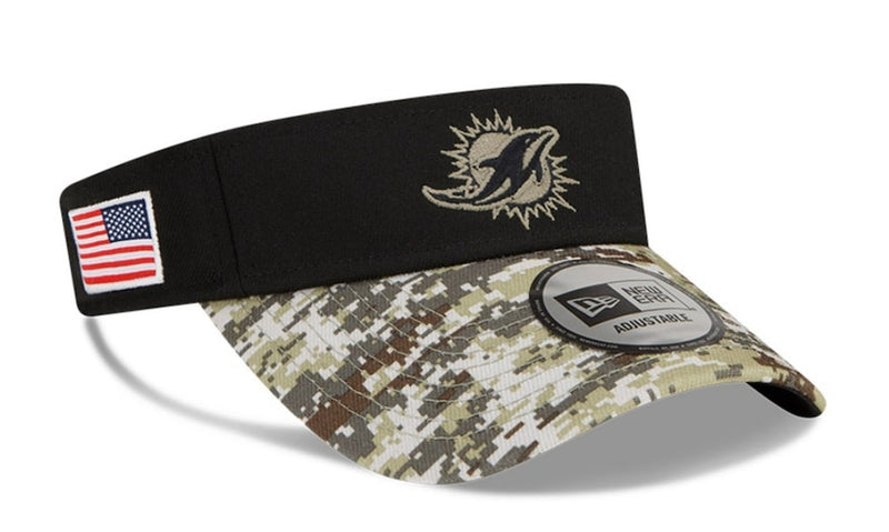 Miami Dolphins New Era Salute to Service Visor