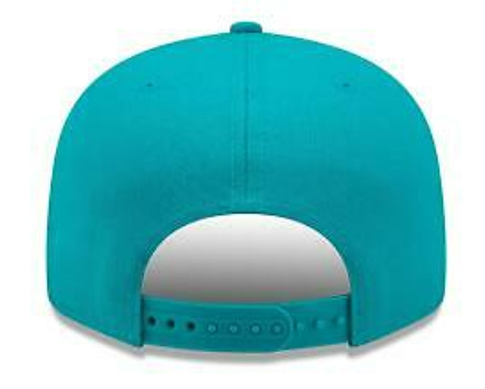 Miami Dolphins New Era 2021 Stacked Vintage Logo 9Fifty Snapback Hat