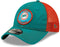Miami Dolphins New Era Vintage Logo Circle 9twenty Adjustable Snapback Hat