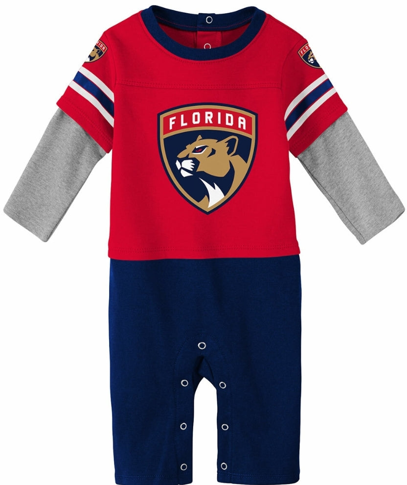 Florida Panthers Infant Hockey Goaltender L/S Jersey Coverall