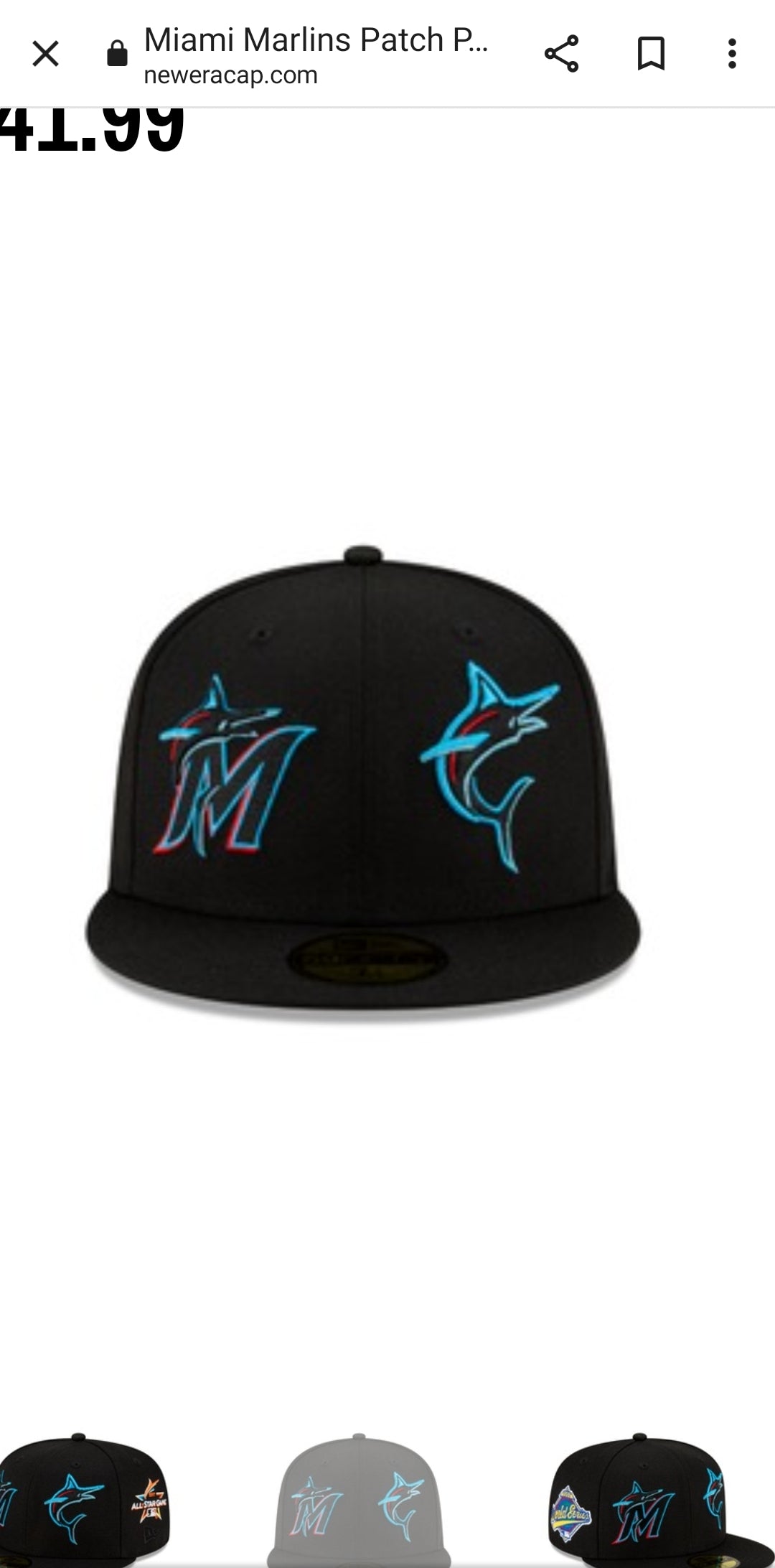 Miami Marlins New Era 59Fifty Patch Pride Fitted Hat