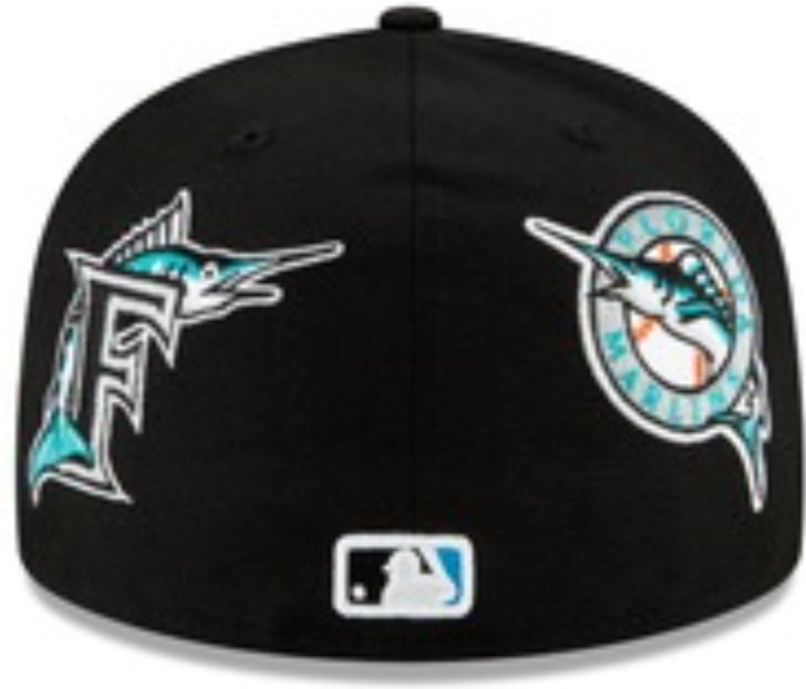 Miami Marlins New Era 59Fifty Patch Pride Fitted Hat