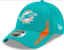 Miami Dolphins New Era Home Sideline 39Thirty Flex Fitted Hat - Aqua