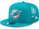 Miami Dolphins New Era 9Fifty Classic Trucker Hat - Aqua