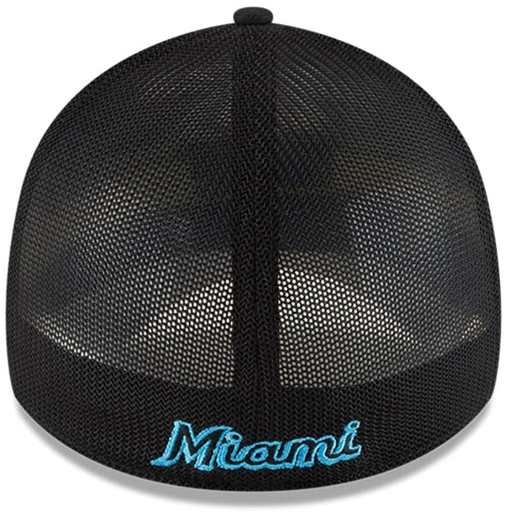 Miami Marlins New Era 2022 Batting Practice 39THIRTY Flex Hat - Black