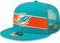 Miami Dolphins New Era Tonal Band 9FIFTY Snapback Hat - Aqua