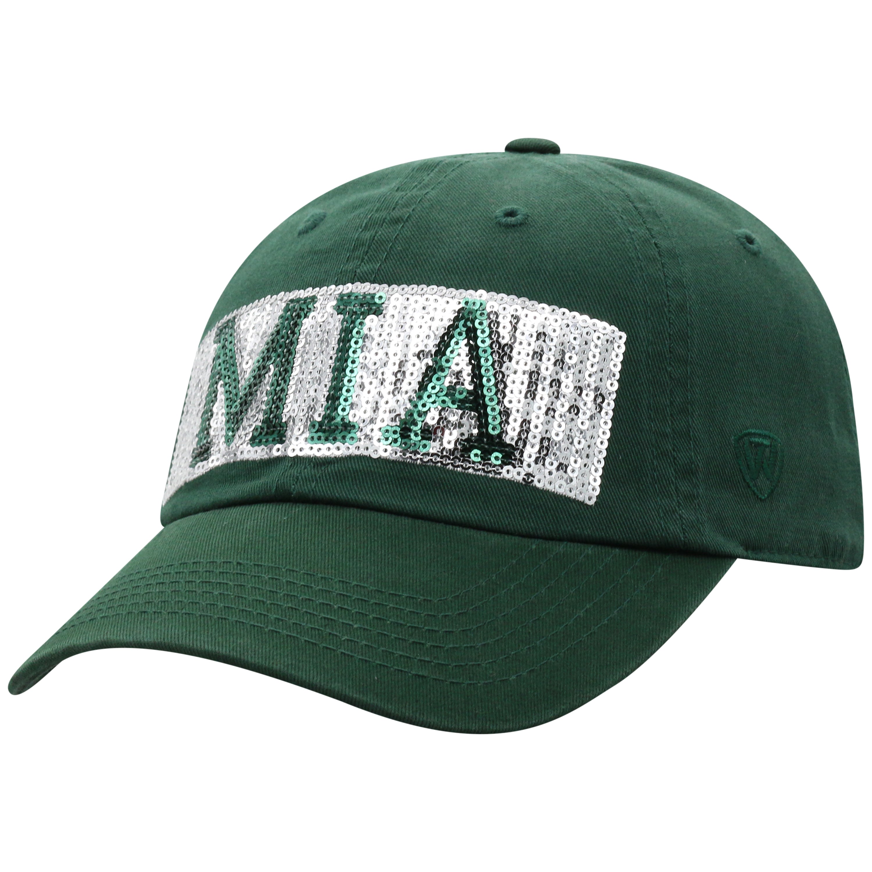 Miami Hurricanes Top of the World Tinsel Adjustable Women's Hat