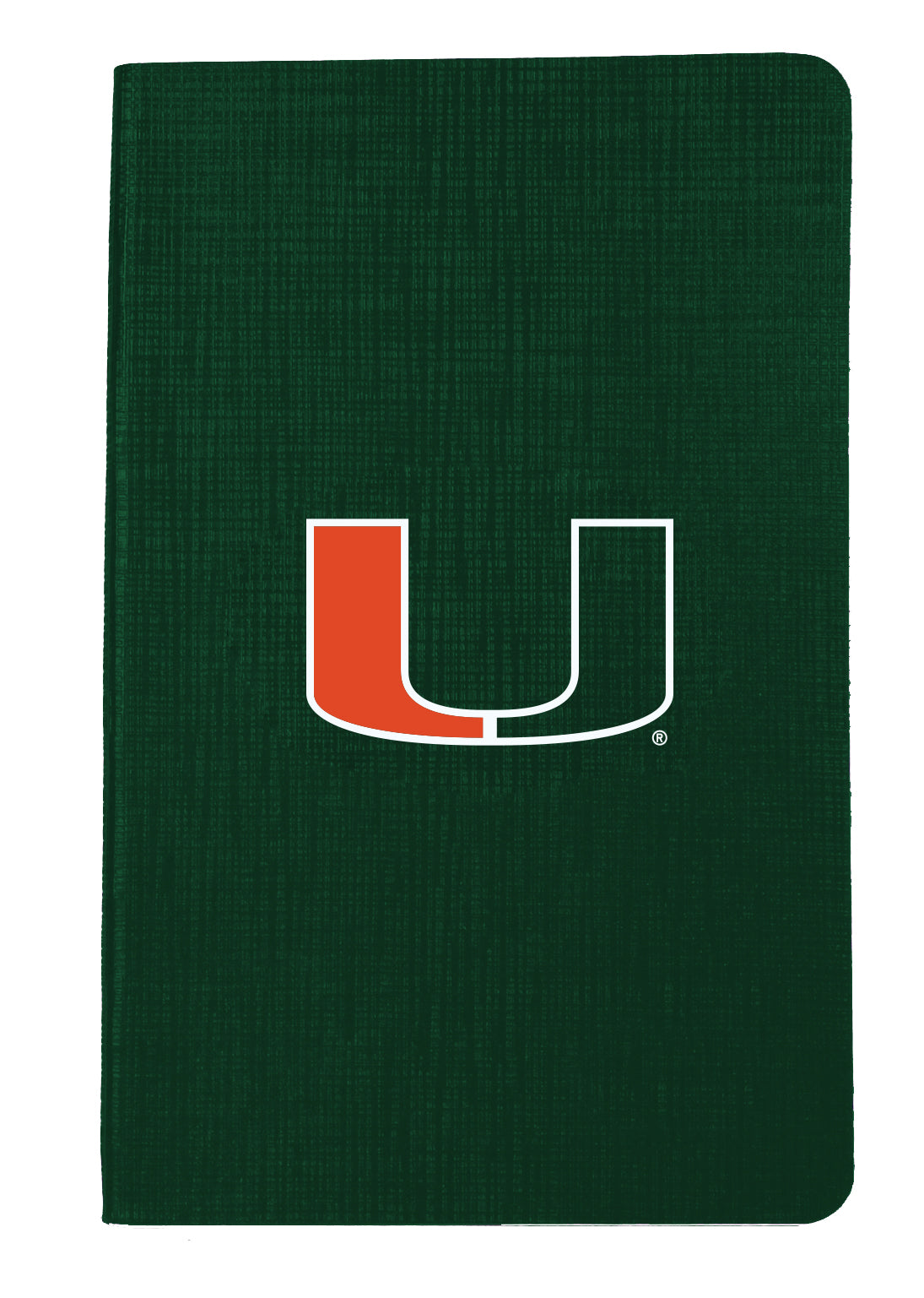 Miami Hurricanes Pocket Size Blank Journal - Green