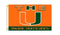 Miami Hurricanes The U 3x5 Flag - CanesWear at Miami FanWear Accessories BSI CanesWear at Miami FanWear