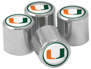 Miami Hurricanes Valve Stem Covers - CanesWear at Miami FanWear Automobile Accessories Stockdale CanesWear at Miami FanWear