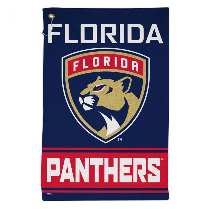 Florida Panthers Sports Towel with Grommet and Hook - 16 x 25