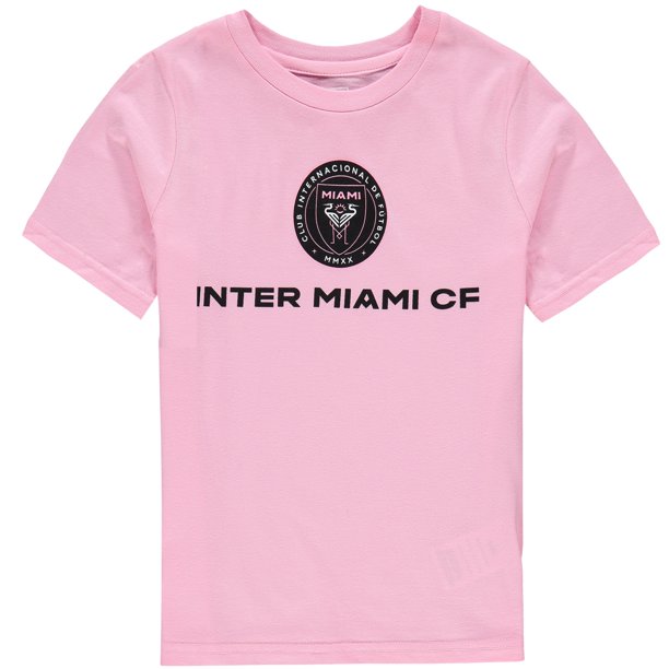 Inter Miami CF Youth Club Name T-Shirt - Pink