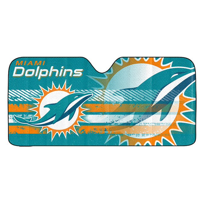Miami Dolphins Auto Sun Shade - CanesWear at Miami FanWear AUTO ACCESSORIES Promark CanesWear at Miami FanWear