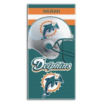 Miami Dolphins Beach Towel 30" x 60" - Old Logo - CanesWear at Miami FanWear Towel Miami FanWear CanesWear at Miami FanWear