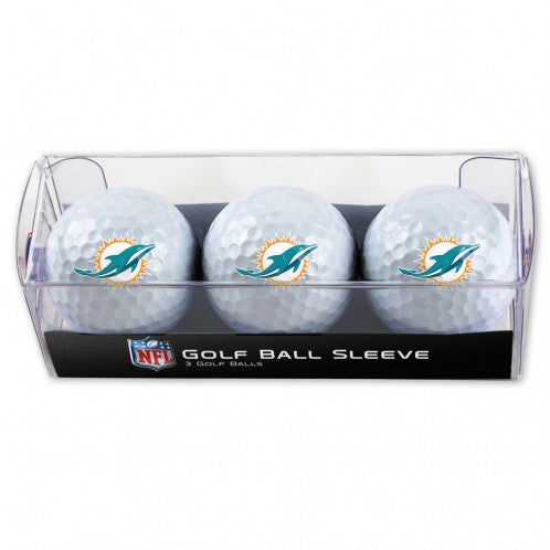 Miami Dolphins Golf Ball Pack of 3