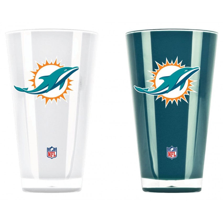 Miami Dolphins Insulated 20 oz Tumbler Set - CanesWear at Miami FanWear general Duck House CanesWear at Miami FanWear