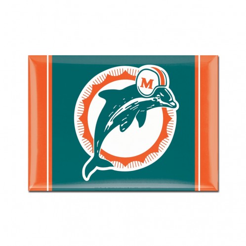 Miami Dolphins Classic Logo Metal Magnet - 2.5" X 3.5"