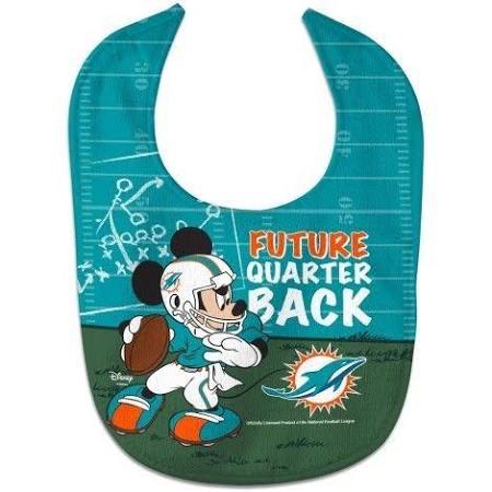 Miami Dolphins All Pro Disney Mickey Mouse Baby Bib by
